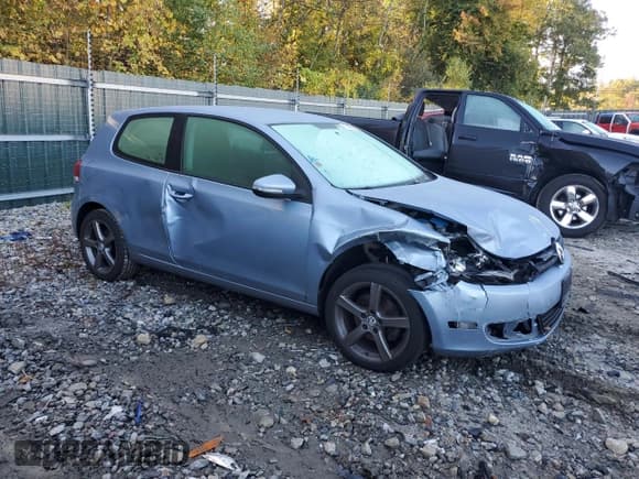 ✅ 2010 Volkswagen Golf • VIN: WVWBA7AJ9AW287634 • Lot: 74885614. Listed on Copart with 169,545 mi. Free auction sales archive from the USA and detailed vehicle history report at DreamBid. Image 4.