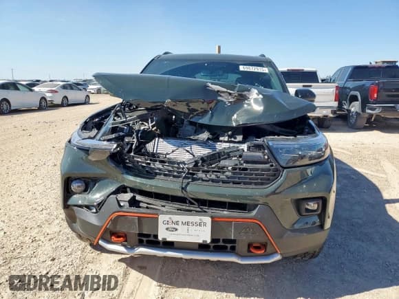 ✅ 2024 Ford Explorer Timberline • VIN: 1FMSK8JH5RGA34263 • Lot: 69872915. Wystawiony na Copart z przebiegiem 17 942 mil. Bezpłatny archiwum sprzedaży aukcyjnych z USA i szczegółowy raport historii pojazdu na DreamBid. Zdjęcie 5.