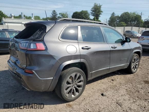 ✅ 2020 Jeep Cherokee High Altitude • VIN: 1C4PJMDX6LD542808 • Lot: 61298715. Listed on Copart with 56,405 mi. Free auction sales archive from the USA and detailed vehicle history report at DreamBid. Image 3.