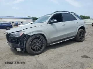 ✅ 2024 Mercedes-Benz GLE 53 AMG • VIN: 4JGFB6BB6RB089656 • Lot: 59180135. Listed on Copart with 19,090 mi. Free auction sales archive from the USA and detailed vehicle history report at DreamBid. Image 1.