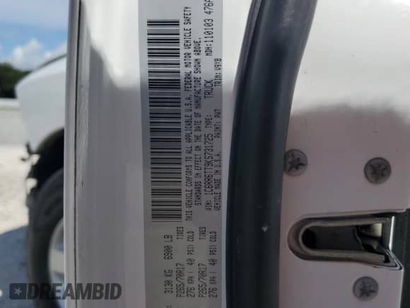 2019 Ram 1500 Big Horn with VIN 1C6RR6TT9KS731725, listed as a Copart auction lot 80370165 with 49,297 mi miles and Non repairable. Bid and sale history available at DreamBid. Image 13.