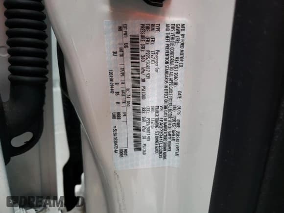 ✅ 2015 Ford Focus Electric • VIN: 1FADP3R41FL232835 • Лот: 70969312. Опубликован ранее на Copart с пробегом 39 606 миль. Бесплатный доступ к архиву аукционных продаж из США и подробный отчёт об истории автомобиля на DreamBid. Изображение 14.