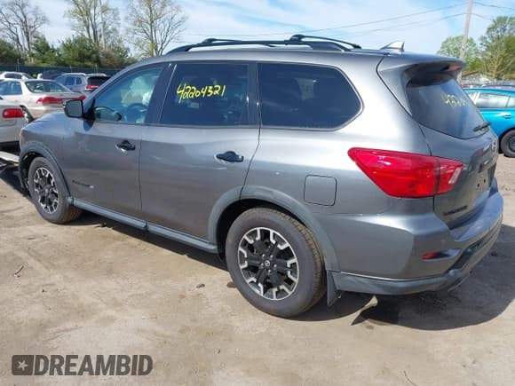 ✅ 2019 Nissan Pathfinder S • VIN: 5N1DR2MM1KC614505 • Lot: 42204321. Listed on IAAI with 96,585 mi. Free auction sales archive from the USA and detailed vehicle history report at DreamBid. Image 3.