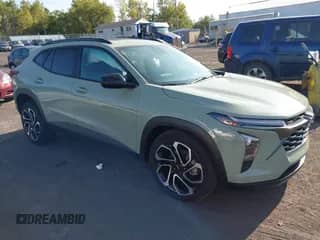 2024 Chevrolet Trax 2RS with VIN KL77LJE26RC103356, listed as a IAAI auction lot 43149501 with 29,777 mi miles and . Bid and sale history available at DreamBid. Image 1.