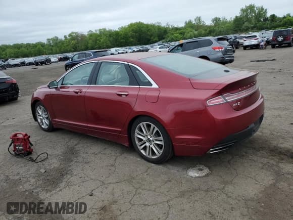 ✅ 2016 Lincoln MKZ • VIN: 3LN6L2J95GR604899 • Лот: 56024345. Опубликован ранее на Copart с пробегом 157 255 миль. Бесплатный доступ к архиву аукционных продаж из США и подробный отчёт об истории автомобиля на DreamBid. Изображение 2.