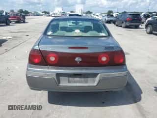 2004 Chevrolet Impala with VIN 2G1WF52E849171761, listed as a Copart auction lot 68768245 with 58,561 mi miles and Salvage title. Bid and sale history available at DreamBid. Image 6.