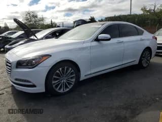 ✅ 2016 Hyundai Genesis 3.8L • VIN: KMHGN4JEXGU129976 • Lot: 85207785. Wystawiony na Copart z przebiegiem 108 166 mil. Bezpłatny archiwum sprzedaży aukcyjnych z USA i szczegółowy raport historii pojazdu na DreamBid. Zdjęcie 1.