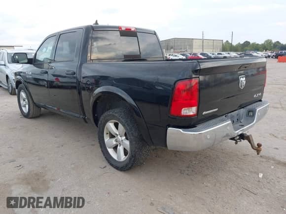 2014 Ram 1500 Big Horn with VIN 1C6RR7LM5ES385563, listed as a IAAI auction lot 43540358 with 184,258 mi miles and . Bid and sale history available at DreamBid. Image 3.