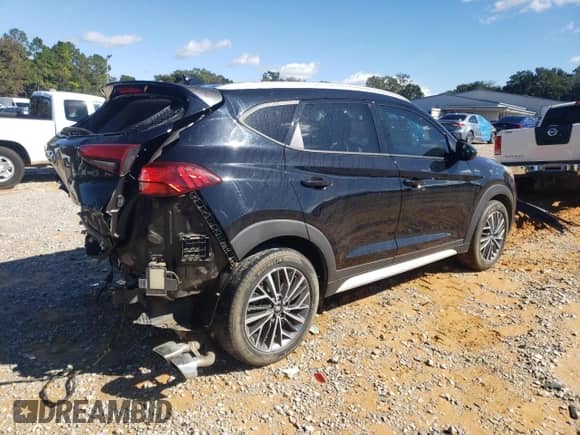 2019 Hyundai Tucson SEL with VIN KM8J33AL6KU967158, listed as a Copart auction lot 90447855 with 54,848 mi miles and Non repairable. Bid and sale history available at DreamBid. Image 3.