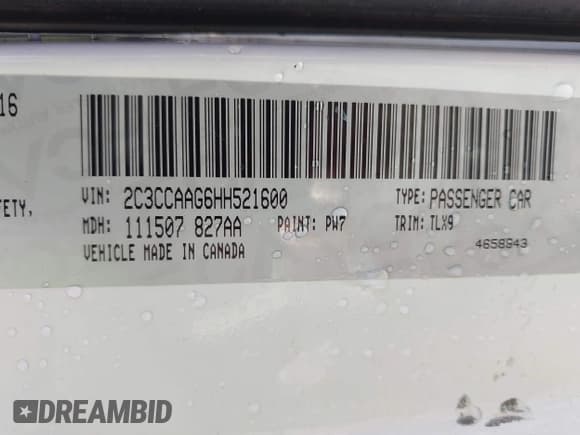 ✅ 2017 Chrysler 300 Limited • VIN: 2C3CCAAG6HH521600 • Lot: 43347181. Wystawiony na IAAI z przebiegiem 103 293 mil. Bezpłatny archiwum sprzedaży aukcyjnych z USA i szczegółowy raport historii pojazdu na DreamBid. Zdjęcie 9.