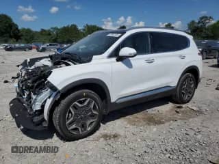 2023 Hyundai Santa Fe Limited с VIN 5NMS4DAL6PH655593, выставлен на аукционе Copart как лот 67902385 с пробегом 12 858 миль миль и Списание • Salvage title. История ставок и продаж доступна на DreamBid. Изображение 1.