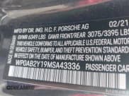 ✅ 2021 Porsche Taycan 4S • VIN: WP0AB2Y19MSA43336 • Lot: 43345182. Listed on IAAI with Not provided. Free auction sales archive from the USA and detailed vehicle history report at DreamBid. Image 9.