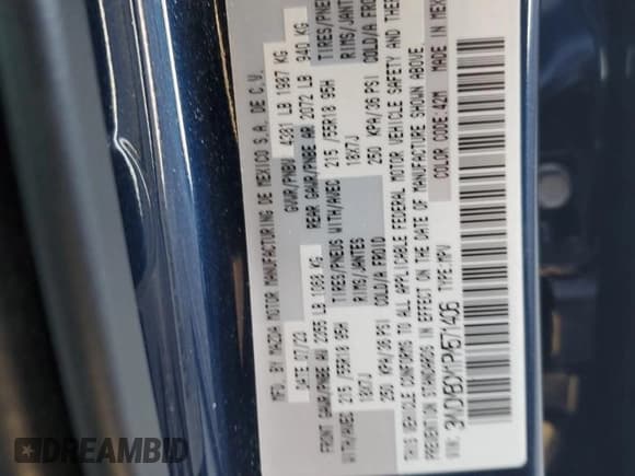 ✅ 2023 Mazda CX-30 S Preferred • VIN: 3MVDMBCM1PM571406 • Lot: 93338865. Listed on Copart with 32,664 mi. Free auction sales archive from the USA and detailed vehicle history report at DreamBid. Image 14.