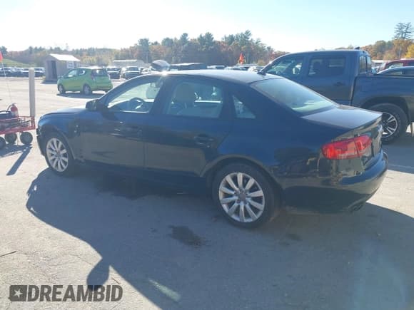 ✅ 2012 Audi A4 Premium • VIN: WAUBFAFL0CN020302 • Lot: 43459352. Listed on IAAI with 118,623 mi. Free auction sales archive from the USA and detailed vehicle history report at DreamBid. Image 3.
