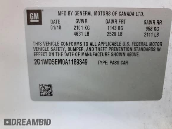 ✅ 2010 Chevrolet Impala Police Police • VIN: 2G1WD5EM0A1189349 • Lot: 81655435. Listed on Copart with 87,002 mi. Free auction sales archive from the USA and detailed vehicle history report at DreamBid. Image 12.