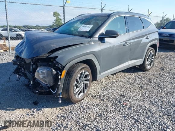 ✅ 2025 Hyundai Tucson Limited • VIN: 5NMJECDE4SH510710 • Lot: 43100194. Wystawiony na IAAI z przebiegiem 5 055 mil. Bezpłatny archiwum sprzedaży aukcyjnych z USA i szczegółowy raport historii pojazdu na DreamBid. Zdjęcie 2.