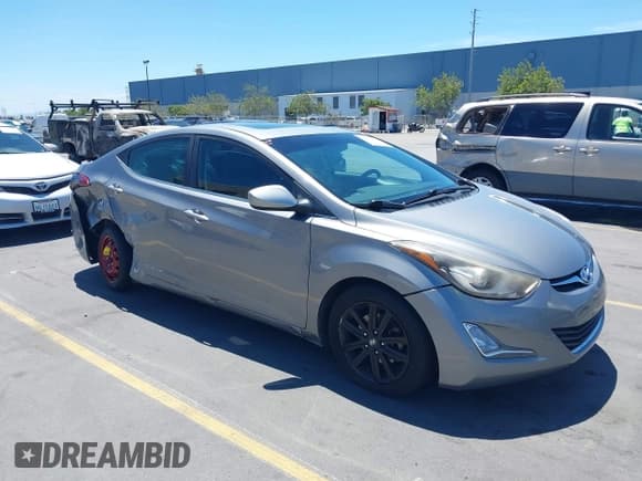 ✅ 2015 Hyundai Elantra SE • VIN: KMHDH4AE4FU344861 • Lot: 42821071. Listed on IAAI with 126,084 mi. Free auction sales archive from the USA and detailed vehicle history report at DreamBid. Image 1.