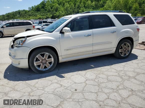 ✅ 2012 GMC Acadia Denali • VIN: 1GKKVTED8CJ376987 • Lot: 55878735. Listed on Copart with 152,359 mi. Free auction sales archive from the USA and detailed vehicle history report at DreamBid. Image 1.