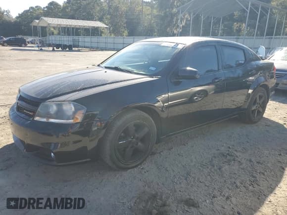 ✅ 2014 Dodge Avenger SXT • VIN: 1C3CDZCG1EN217263 • Lot: 87255475. Listed on Copart with 144,925 mi. Free auction sales archive from the USA and detailed vehicle history report at DreamBid. Image 1.