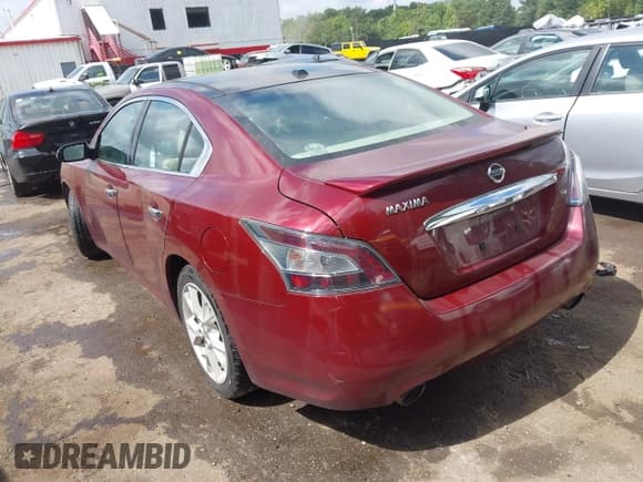 ✅ 2013 Nissan Maxima SV • VIN: 1N4AA5AP4DC815032 • Lot: 42964700. Listed on IAAI with 153,632 mi. Free auction sales archive from the USA and detailed vehicle history report at DreamBid. Image 3.