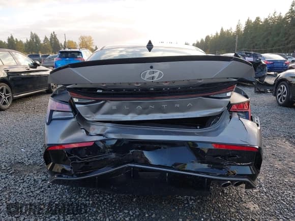 ✅ 2024 Hyundai Elantra N Line • VIN: KMHLR4DF7RU767595 • Лот: 43540090. Опубликован ранее на IAAI с пробегом 7 338 миль. Бесплатный доступ к архиву аукционных продаж из США и подробный отчёт об истории автомобиля на DreamBid. Изображение 16.