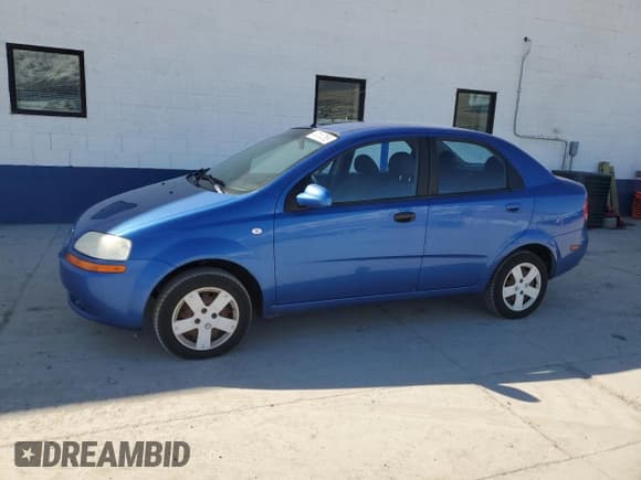 ✅ 2006 Chevrolet Aveo LS • VIN: KL1TD56696B678700 • Lot: 47414765. Wystawiony na Copart z przebiegiem 146 095 mil. Bezpłatny archiwum sprzedaży aukcyjnych z USA i szczegółowy raport historii pojazdu na DreamBid. Zdjęcie 1.