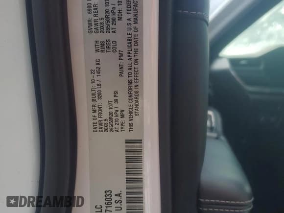 ✅ 2022 Jeep Grand Cherokee Overland • VIN: 1C4RJYD67N8716033 • Lot: 49212335. Listed on Copart with 68,977 mi. Free auction sales archive from the USA and detailed vehicle history report at DreamBid. Image 13.