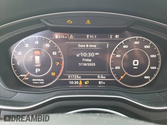 ✅ 2018 Audi A4 allroad Premium Plus • VIN: WA18NAF47JA183343 • Lot: 63460975. Wystawiony na Copart z przebiegiem 51 725 mil. Bezpłatny archiwum sprzedaży aukcyjnych z USA i szczegółowy raport historii pojazdu na DreamBid. Zdjęcie 9.