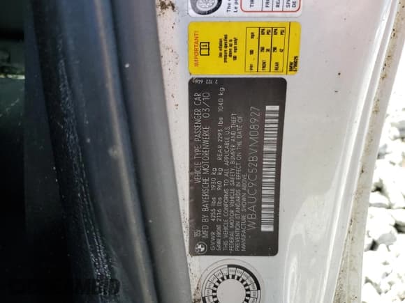 ✅ 2011 BMW 1 Series 135i • VIN: WBAUC9C52BVM08927 • Лот: 58261875. Опубликован ранее на Copart с пробегом Не указан. Бесплатный доступ к архиву аукционных продаж из США и подробный отчёт об истории автомобиля на DreamBid. Изображение 12.