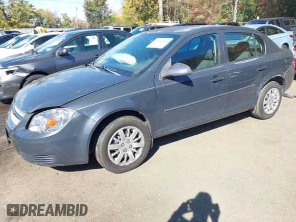 2009 Chevrolet Cobalt 1LT with VIN 1G1AT58H597198994, listed as a IAAI auction lot 43482555 with 160,091 mi miles and . Bid and sale history available at DreamBid. Image 2.