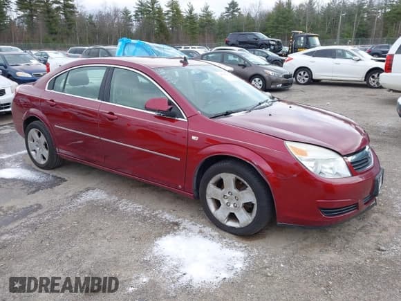 ✅ 2008 Saturn Aura XE • VIN: 1G8ZS57B98F246229 • Lot: 43703237. Listed on IAAI with 74,197 mi. Free auction sales archive from the USA and detailed vehicle history report at DreamBid. Image 1.