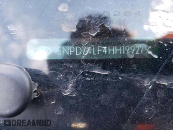 2017 Hyundai Elantra SE с VIN 5NPD74LF4HH199279, выставлен на аукционе Copart как лот 82040025 с пробегом 137 130 миль миль и Списание • Salvage title. История ставок и продаж доступна на DreamBid. Изображение 12.