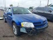 ✅ 2014 Dodge Avenger SXT • VIN: 1C3CDZCG0EN176303 • Lot: 42046416. Listed on IAAI with 125,851 mi. Free auction sales archive from the USA and detailed vehicle history report at DreamBid. Image 1.