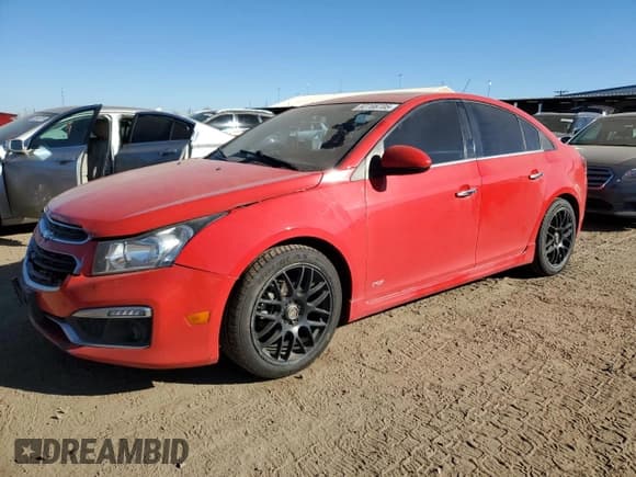 ✅ 2015 Chevrolet Cruze LTZ • VIN: 1G1PG5SB0F7138684 • Lot: 92708705. Listed on Copart with 164,431 mi. Free auction sales archive from the USA and detailed vehicle history report at DreamBid. Image 1.