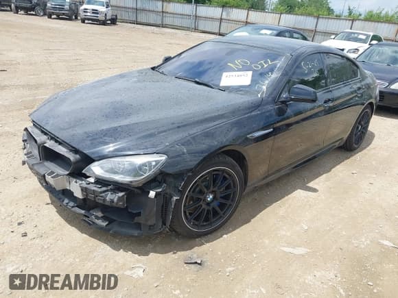 ✅ 2015 BMW 6 Series 640i xDrive • VIN: WBA6B8C56FD453614 • Lot: 42534852. Wystawiony na IAAI z przebiegiem 129 174 mil. Bezpłatny archiwum sprzedaży aukcyjnych z USA i szczegółowy raport historii pojazdu na DreamBid. Zdjęcie 2.