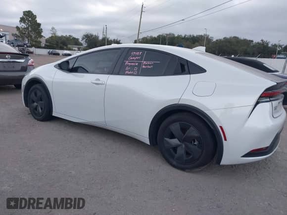 2024 Toyota Prius LE with VIN JTDACAAU6R3035544, listed as a IAAI auction lot 43413536 with 19,097 mi miles and . Bid and sale history available at DreamBid. Image 3.