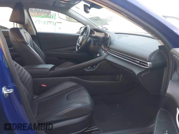 2024 Hyundai Elantra Limited with VIN KMHLP4DG8RU836356, listed as a IAAI auction lot 43590395 with 23,107 mi miles and . Bid and sale history available at DreamBid. Image 5.