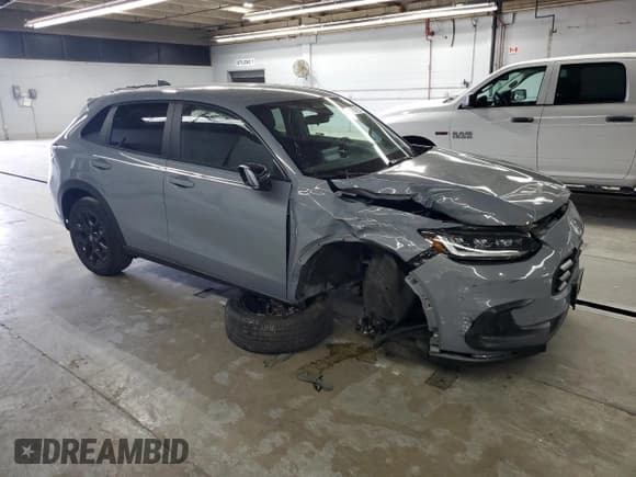 ✅ 2024 Honda HR-V Sport • VIN: 3CZRZ2H53RM727582 • Lot: 81951135. Listed on Copart with 27,726 mi. Free auction sales archive from the USA and detailed vehicle history report at DreamBid. Image 4.