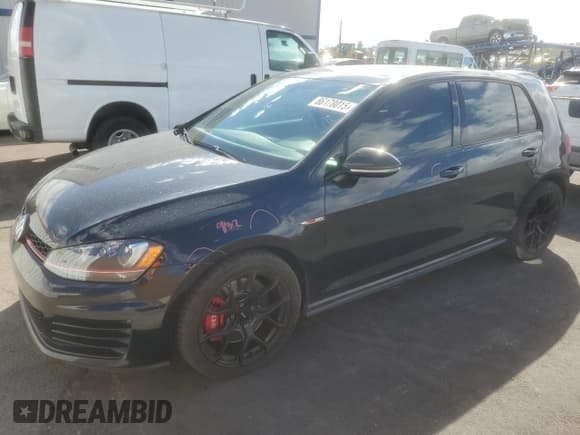 ✅ 2017 Volkswagen Golf GTI S • VIN: 3VW447AU7HM055406 • Lot: 86178015. Wystawiony na Copart z przebiegiem 76 094 mil. Bezpłatny archiwum sprzedaży aukcyjnych z USA i szczegółowy raport historii pojazdu na DreamBid. Zdjęcie 1.