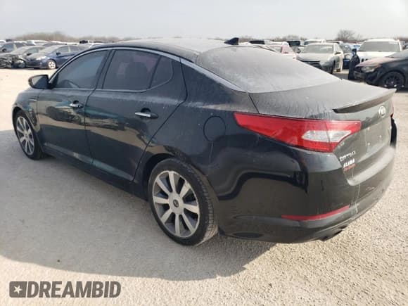 ✅ 2013 Kia Optima SX • VIN: 5XXGR4A65DG229079 • Lot: 46620134. Listed on Copart with 154,977 mi. Free auction sales archive from the USA and detailed vehicle history report at DreamBid. Image 2.