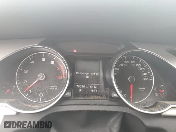 ✅ 2016 Audi A5 Premium • VIN: WAUD2AFR5GA052751 • Lot: 71710504. Listed on Copart with 78,076 mi. Free auction sales archive from the USA and detailed vehicle history report at DreamBid. Image 9.