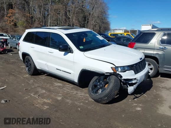 ✅ 2019 Jeep Grand Cherokee Upland • VIN: 1C4RJFAG6KC641920 • Lot: 41661759. Listed on IAAI with 99,785 mi. Free auction sales archive from the USA and detailed vehicle history report at DreamBid. Image 1.