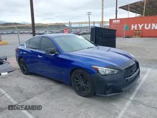 ✅ 2014 Infiniti Q50 • VIN: JN1BV7AP6EM689012 • Lot: 42063216. Listed on IAAI with 114,785 mi. Free auction sales archive from the USA and detailed vehicle history report at DreamBid. Image 1.