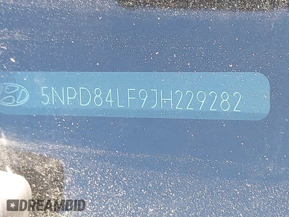 ✅ 2018 Hyundai Elantra SEL • VIN: 5NPD84LF9JH229282 • Lot: 42736667. Listed on IAAI with 70,503 mi. Free auction sales archive from the USA and detailed vehicle history report at DreamBid. Image 18.