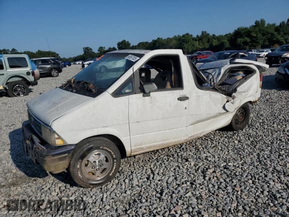 ✅ 1993 Ford Aerostar • VIN: 1FMCA11U7PZC01834 • Lot: 68587005. Listed on Copart with Not provided. Free auction sales archive from the USA and detailed vehicle history report at DreamBid. Image 1.