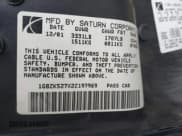 ✅ 2002 Saturn SL • VIN: 1G8ZK527X2Z197969 • Lot: 43824685. Listed on IAAI with 150,270 mi. Free auction sales archive from the USA and detailed vehicle history report at DreamBid. Image 9.