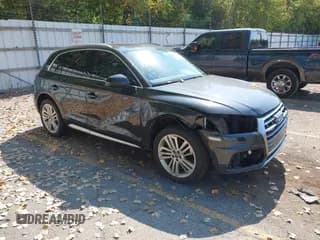 ✅ 2018 Audi Q5 Premium Plus • VIN: WA1BNAFY5J2212356 • Lot: 43264907. Listed on IAAI with 111,122 mi. Free auction sales archive from the USA and detailed vehicle history report at DreamBid. Image 1.