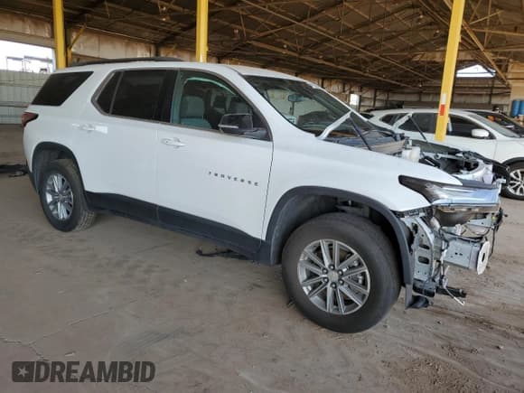 ✅ 2023 Chevrolet Traverse LT Cloth • VIN: 1GNERMKW7PJ262615 • Lot: 91710615. Listed on Copart with Not provided. Free auction sales archive from the USA and detailed vehicle history report at DreamBid. Image 4.