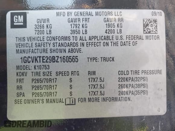 ✅ 2011 Chevrolet Silverado 1500 LTZ • VIN: 1GCVKTE29BZ160565 • Лот: 43485072. Опубликован ранее на IAAI с пробегом 228 982 миль. Бесплатный доступ к архиву аукционных продаж из США и подробный отчёт об истории автомобиля на DreamBid. Изображение 9.