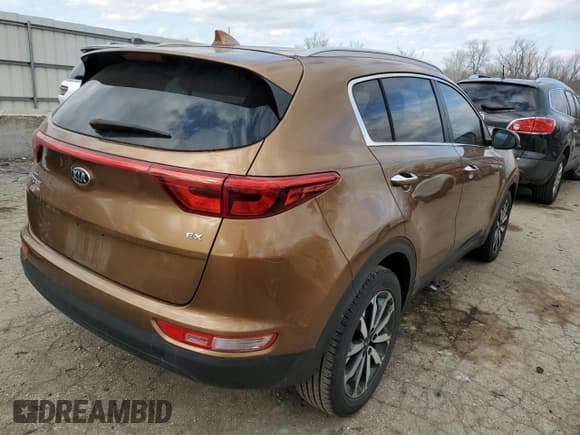 ✅ 2017 Kia Sportage EX • VIN: KNDPN3AC3H7091844 • Lot: 41804334. Wystawiony na Copart z przebiegiem 91 443 mil. Bezpłatny archiwum sprzedaży aukcyjnych z USA i szczegółowy raport historii pojazdu na DreamBid. Zdjęcie 3.